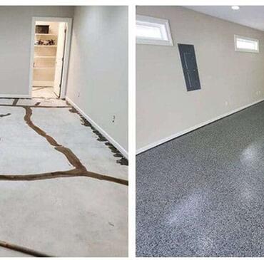 A Concrete Stained Floor Transformation